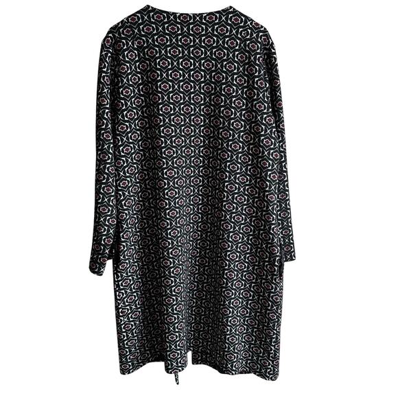 Leota Cora Duster Jacket Geo Jacquard Rhododendron Size 1L - Picture 7 of 10